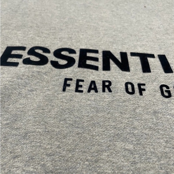 Fear of God Essentials Heather Gray Hoodie - Picture 5 of 9